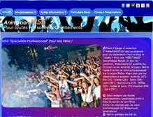 Tablet Screenshot of animationkiss.com